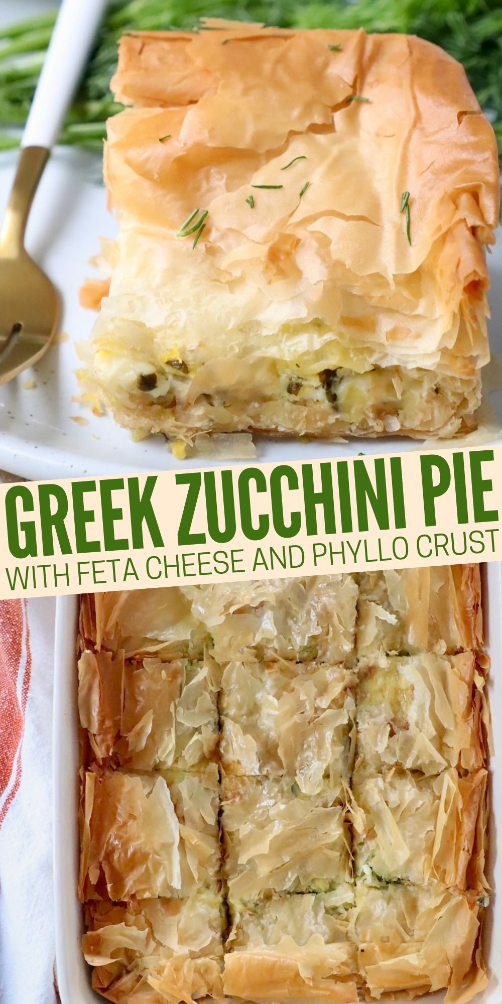 Greek Zucchini Pie Recipe (Kolokithopita)