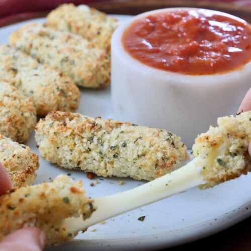 Air Fryer Mozzarella Sticks Recipe