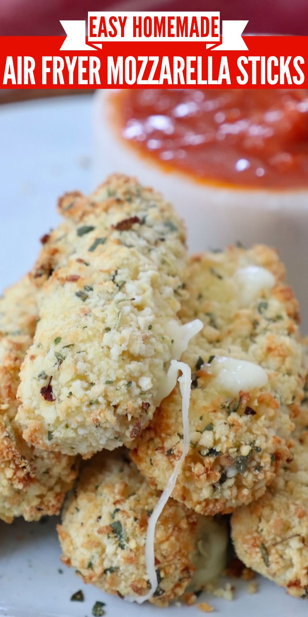Air Fryer Mozzarella Sticks Recipe