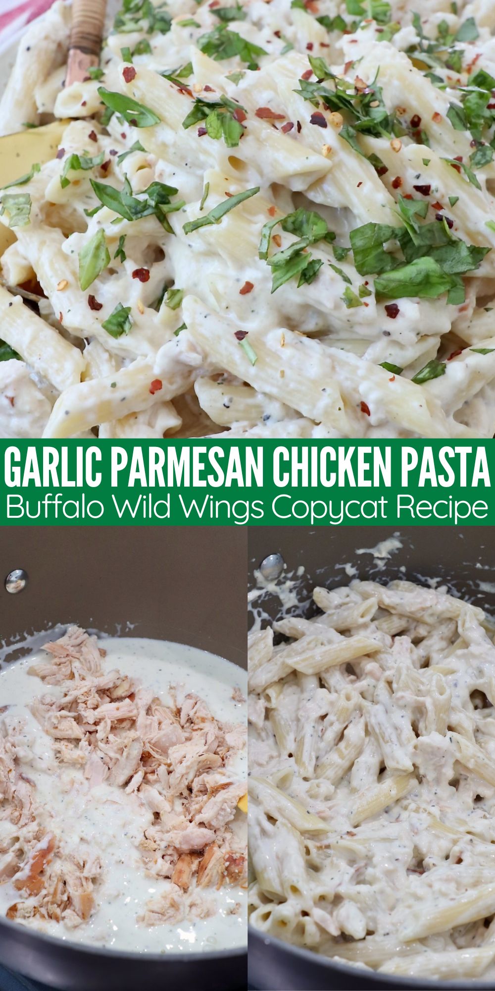 Garlic Parmesan Chicken Pasta Recipe