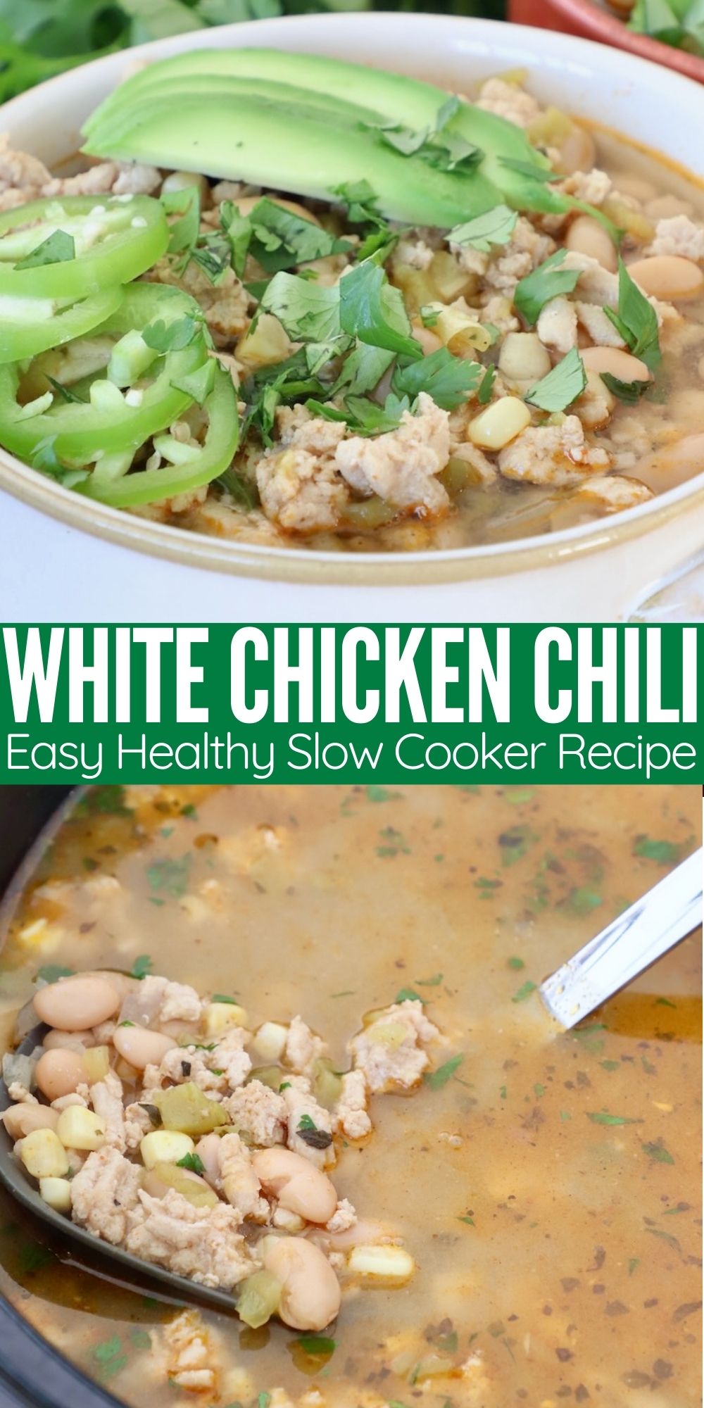 White Chicken Chili Recipe (Crock Pot or Stove)