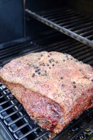 Smoked New York Strip Roast