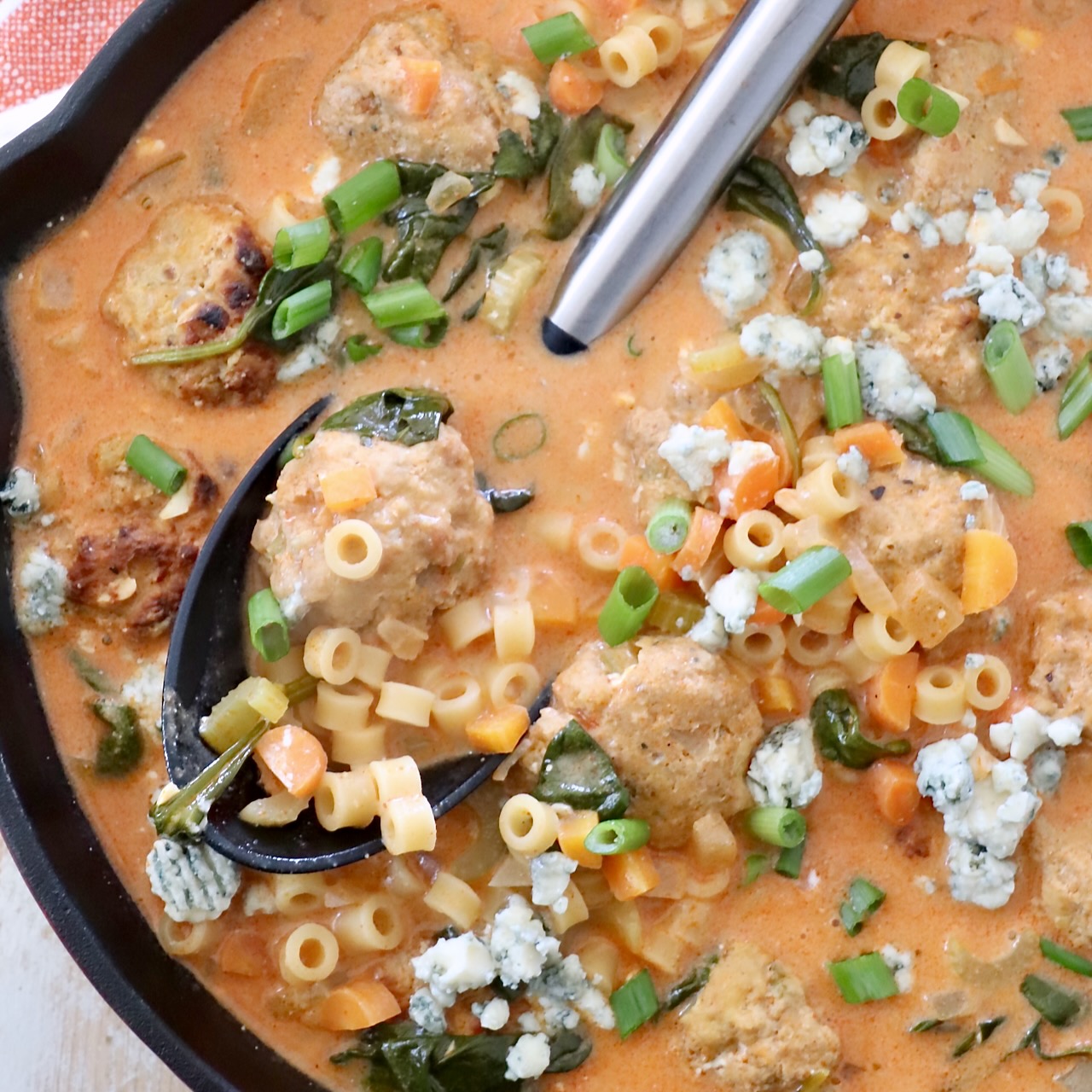 Buffalo chicken online soup