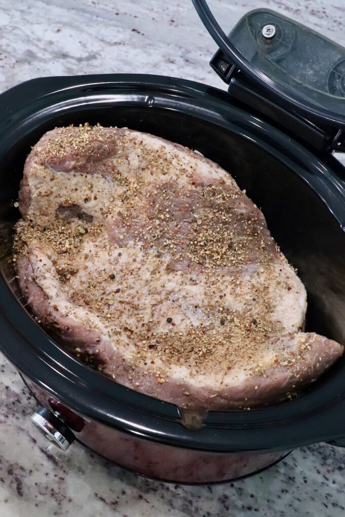 seasoned corned beef in crock pot