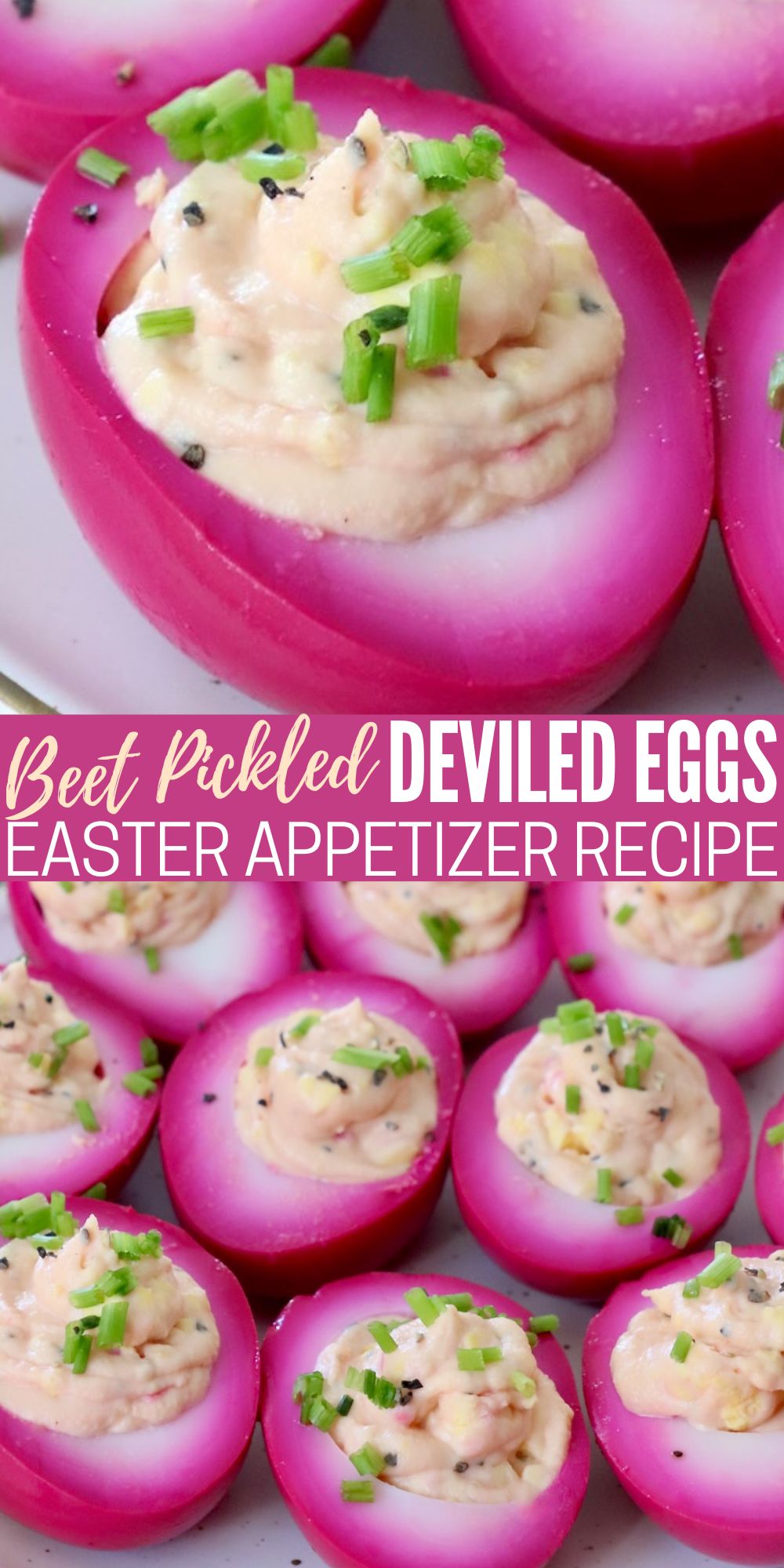 Beet Deviled Eggs Recipe