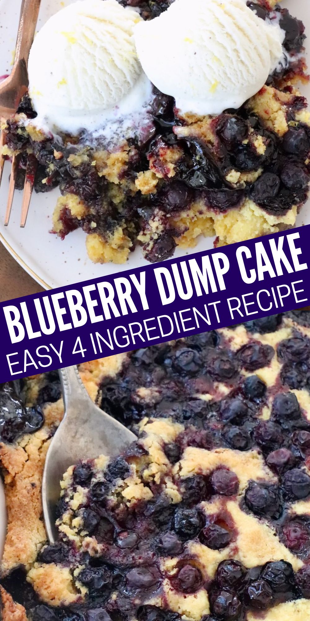 Blueberry Dump Cake Recipe