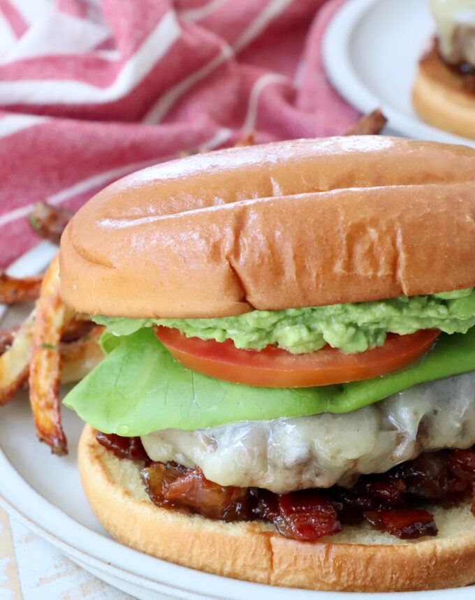 California Burger Recipe (Bacon Avocado Burger)