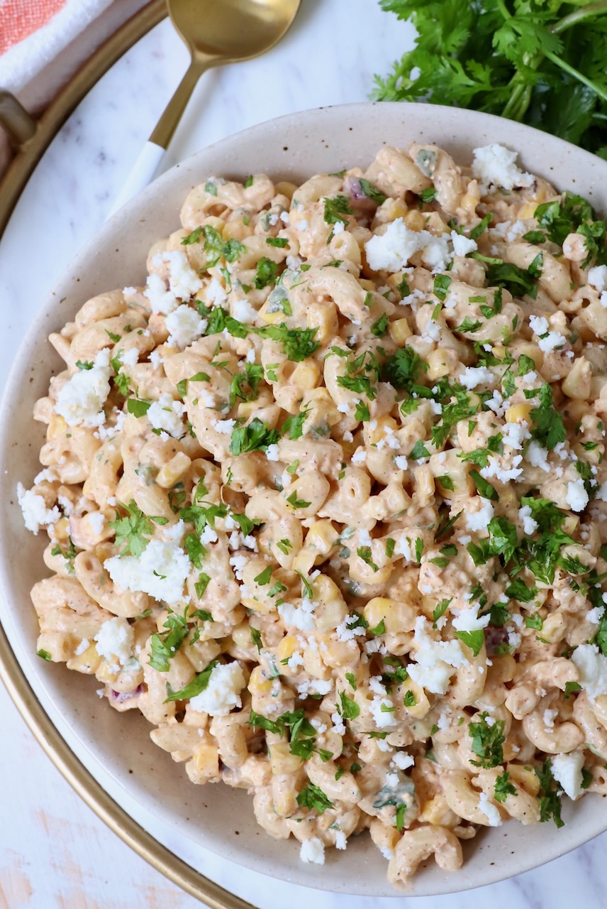 pasta salad in bowl