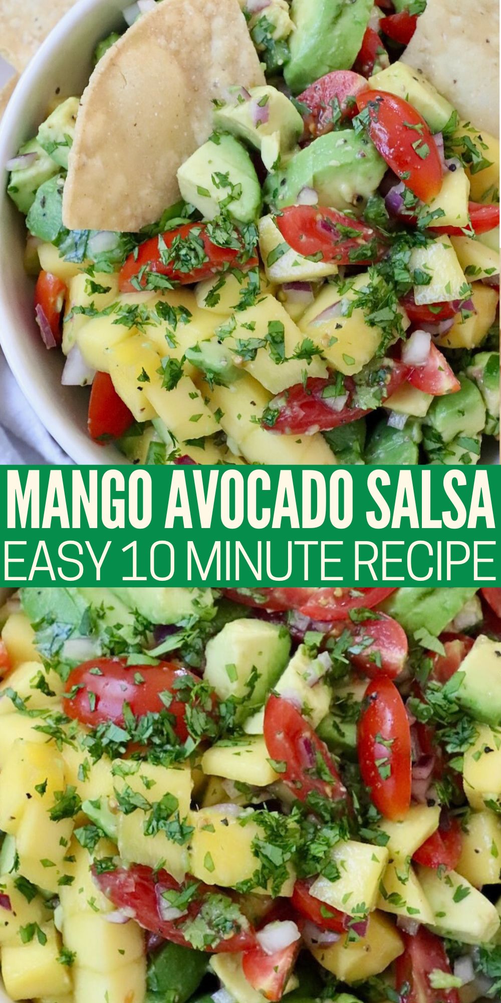 Easy Mango Avocado Salsa Recipe