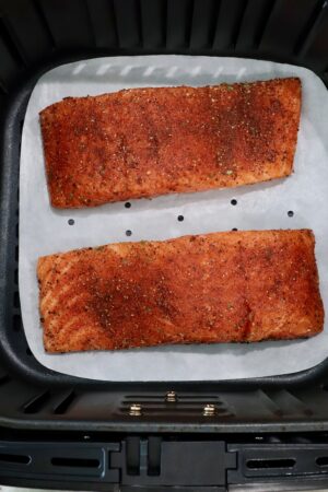 Air Fryer Salmon (7 Minute Recipe)