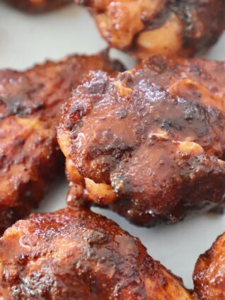 baked chicken wings on a plate